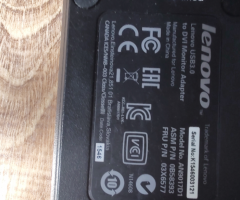 Lenovo USB 3.0 to DVI/VGA Monitor Adapter AN9017D1