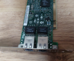 placa retea dubla PCIX