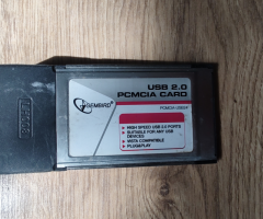 Card PCMCIA cu 4 usb-uri 2.0 (USB 2.0 PCMCIA CARD), Gembird, model: PCMCIA-USB24