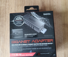 BIONIK Adaptor USB 3.0 Giganet suplimentar pentru Nintendo Switch, BNK-9018